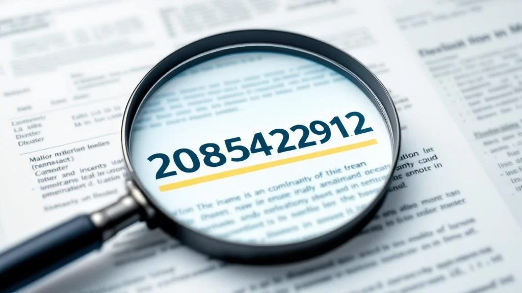 What is 2085412912? A Complete Guide